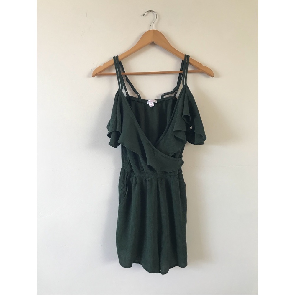 Sage / Moss Romper